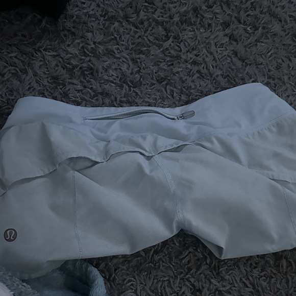 Lululemon Light Blue Athletic Shorts - Picture 1 of 4
